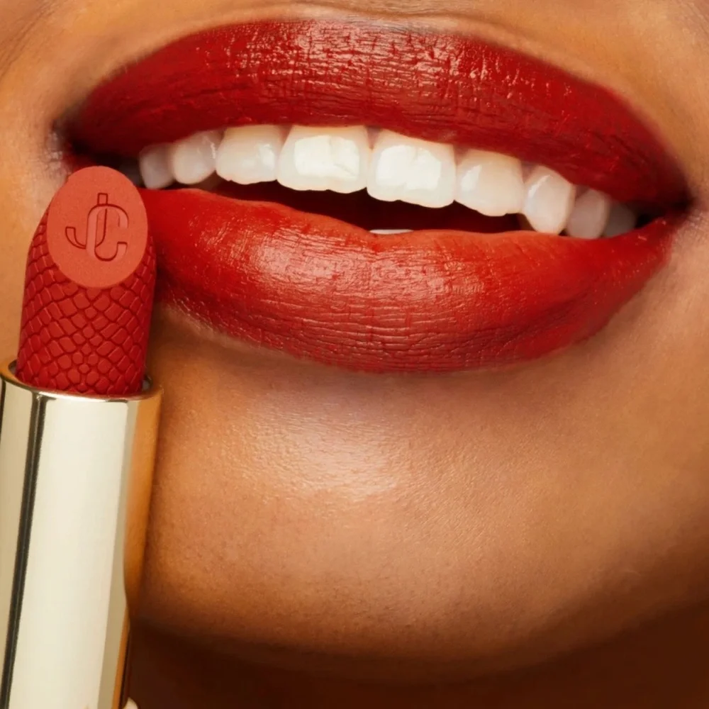 💎 Jimmy Choo 013 Red Attraction Matte Lip Colour Seduction Collection